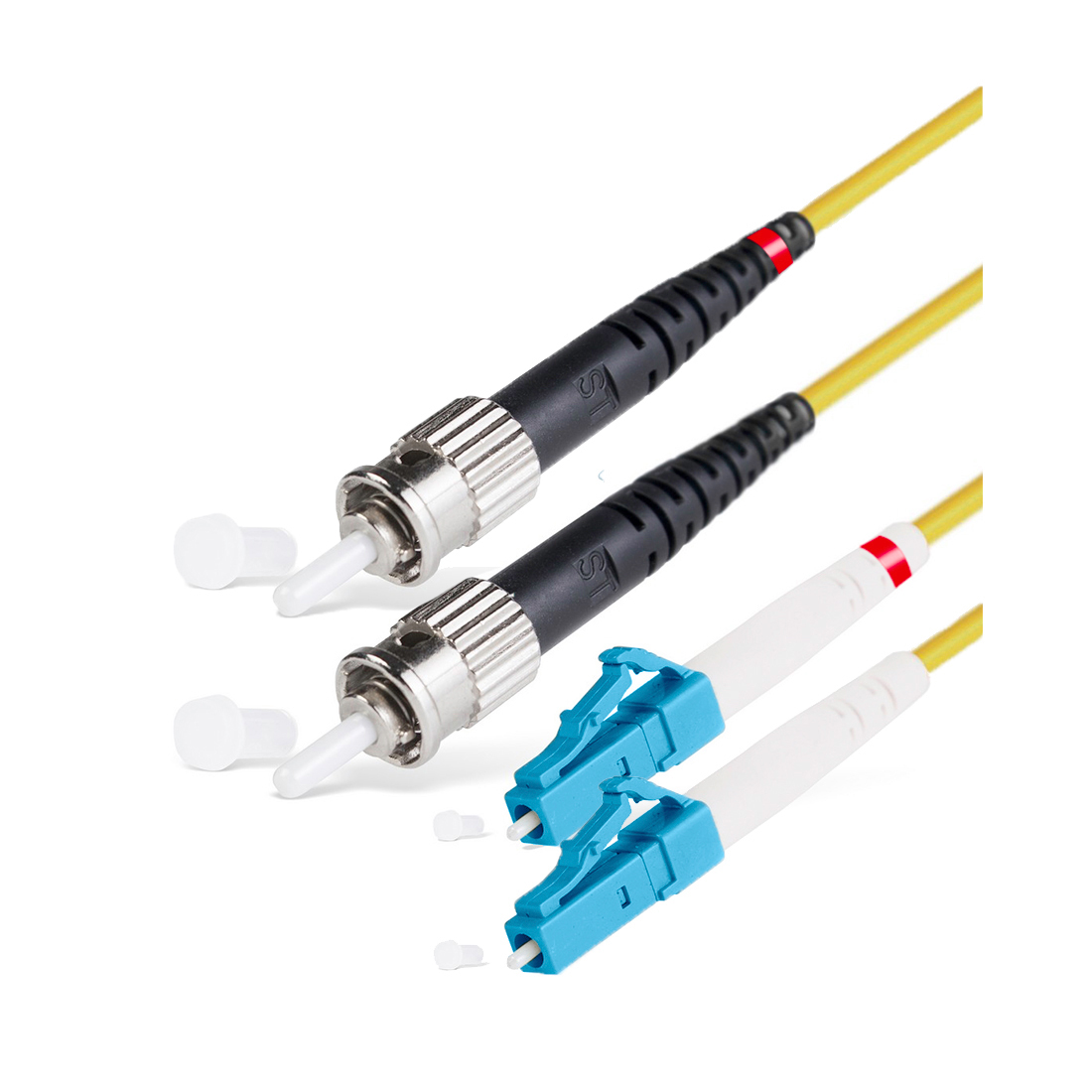 Патч Корд Оптоволоконный LC/UPC-ST/UPC SM 9/125 Duplex 3.0мм 3 м - оптом