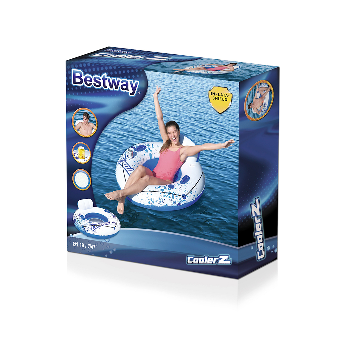 Надувной круг для плавания Bestway 43108