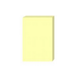 Стикеры бумажные самоклеющиеся Comix D5003, 76х101 мм., 100 л., упак./12 шт., жёлтый
