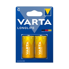 Батарейка VARTA Longlife Baby 1.5V - LR14/ C 2 шт. в блистере