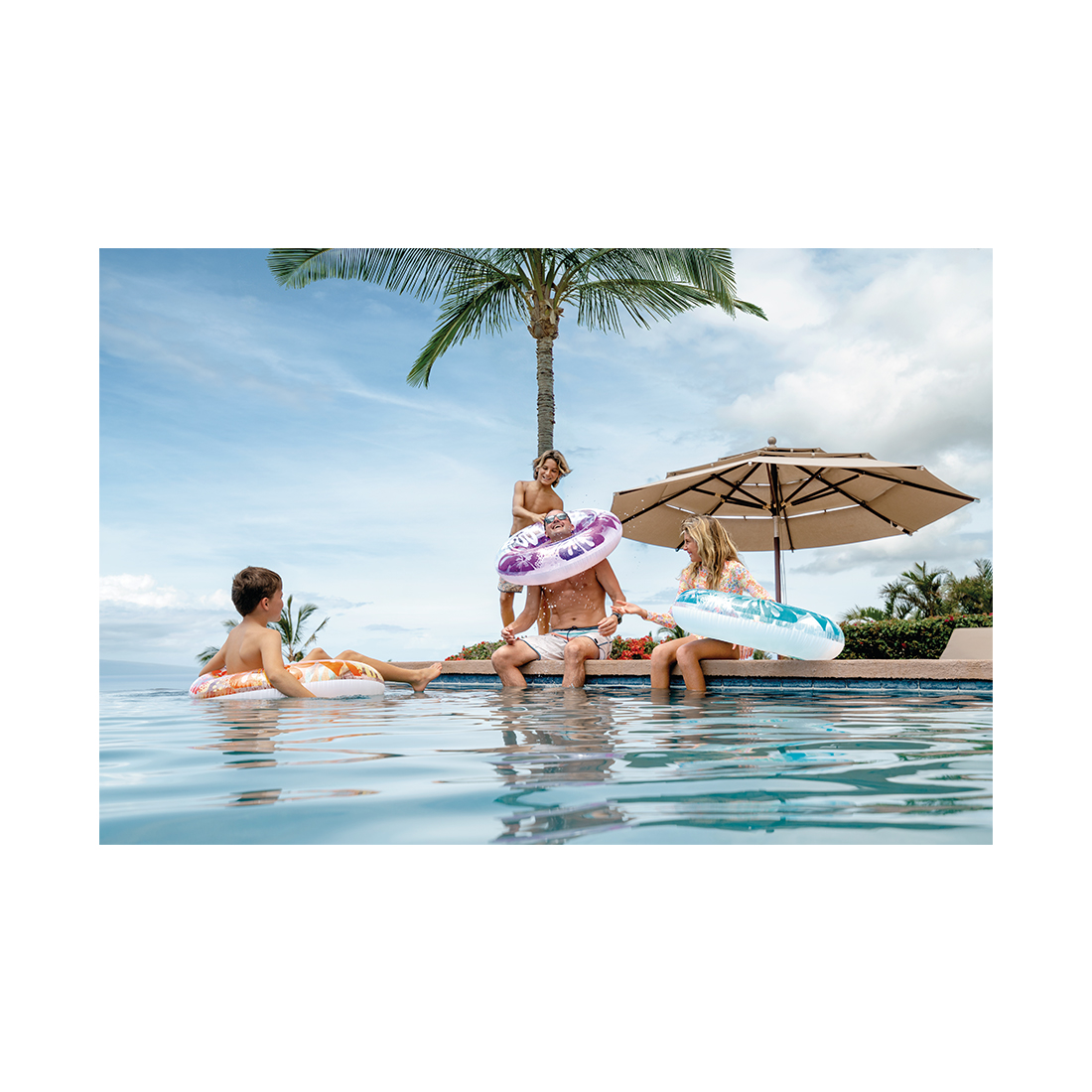 Надувной круг для плавания Intex 59251NP