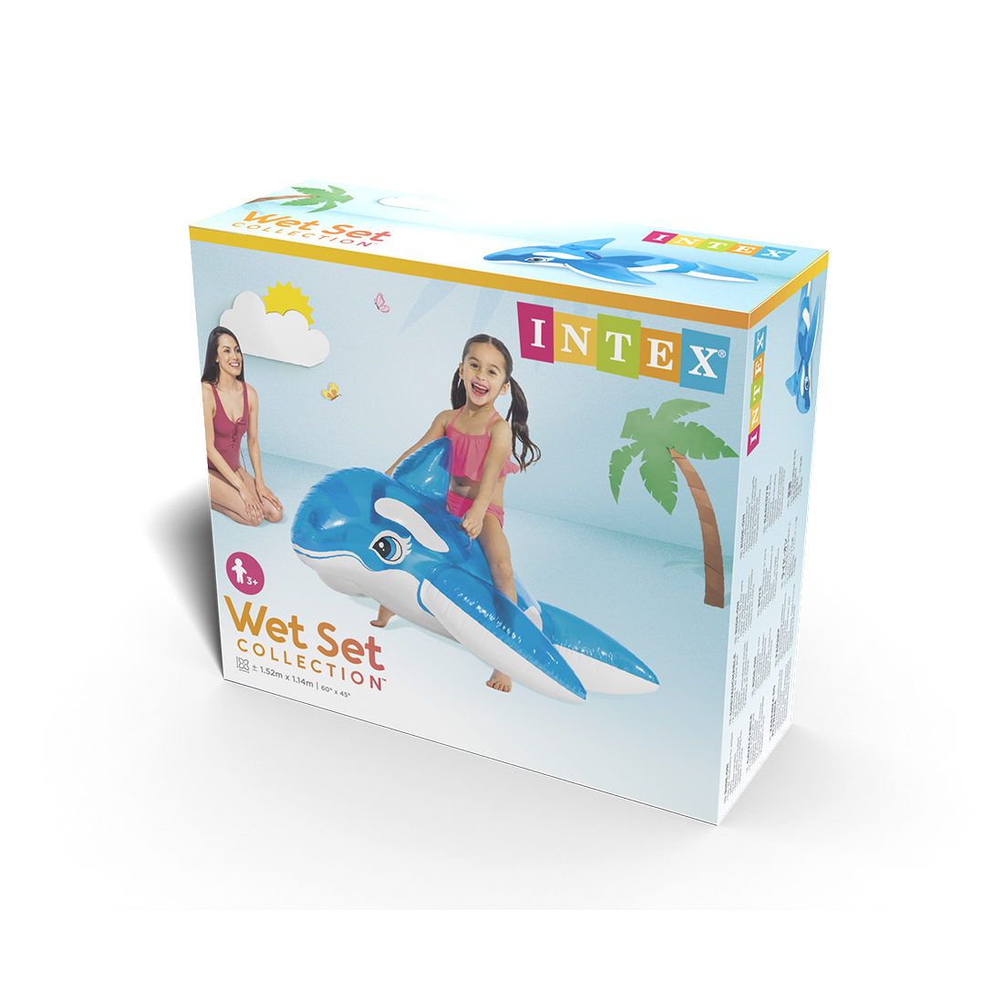 Надувная игрушка Intex 58523NP в форме китенка для плавания