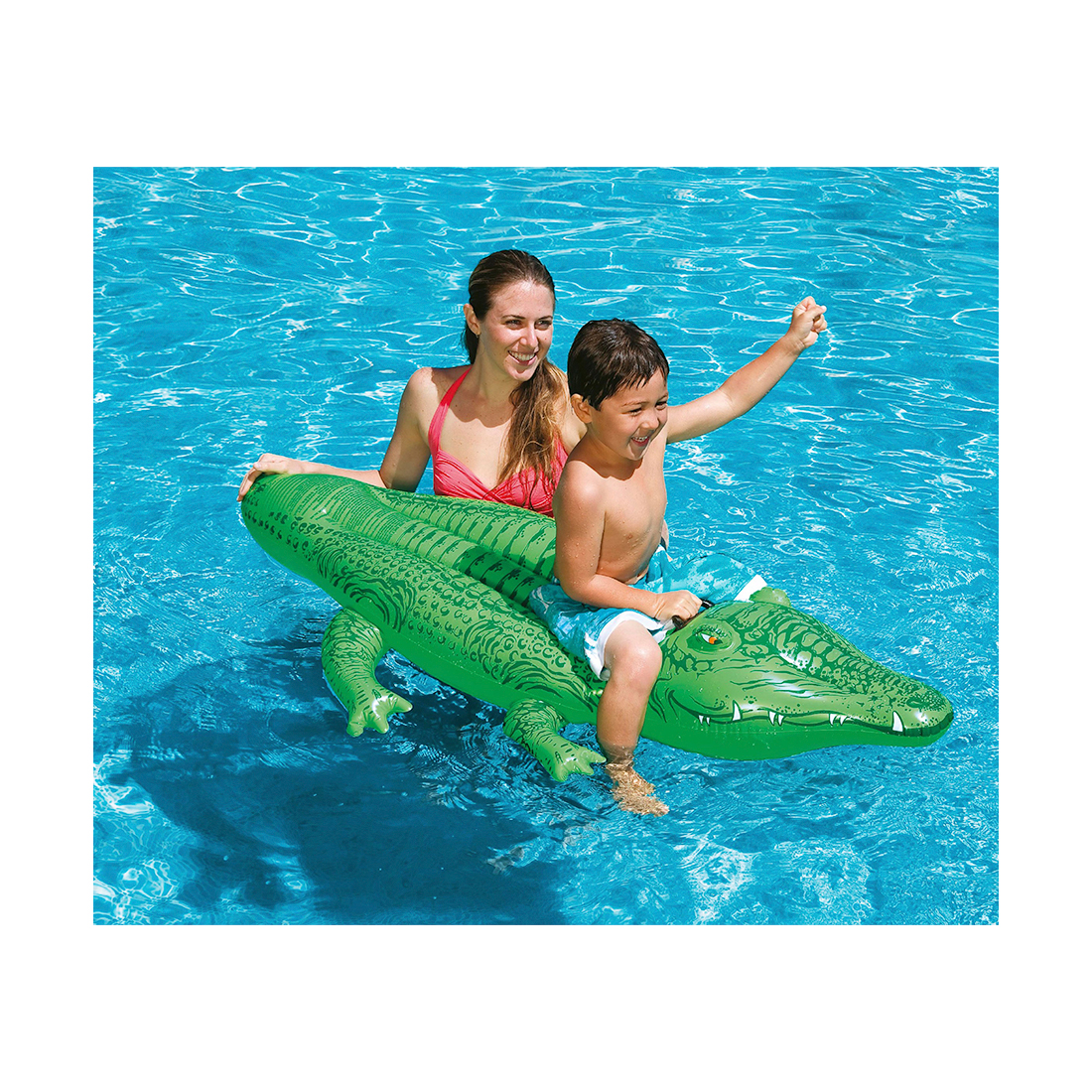 Надувная игрушка Intex 58546NP в форме крокодила для плавания