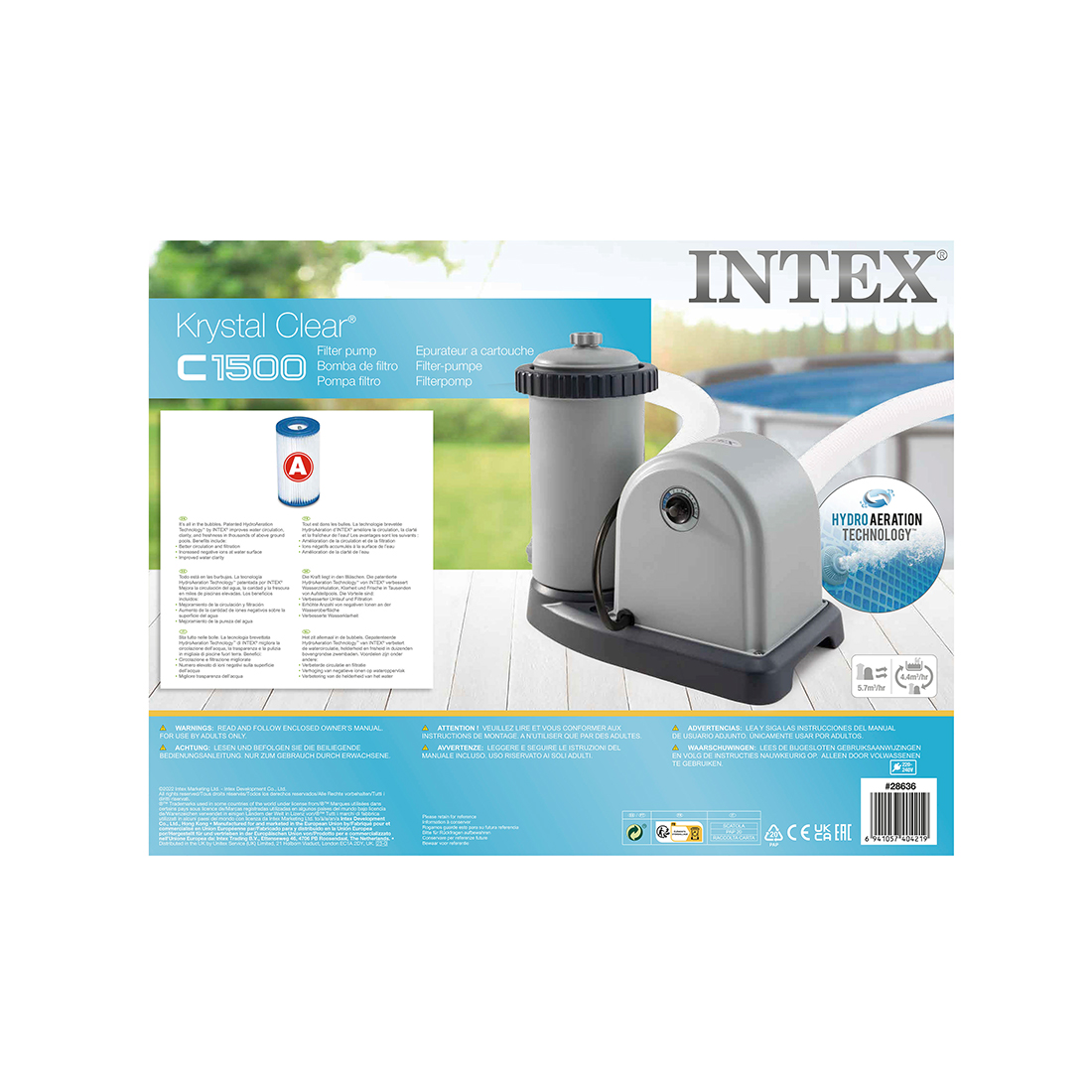 Фильтр-насос для бассейна Intex 28636