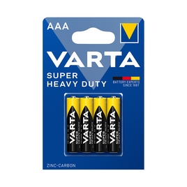 Батарейка VARTA Superlife (Super Heavy Duty) Micro 1.5V - R03P/AAA 4 шт. в блистере