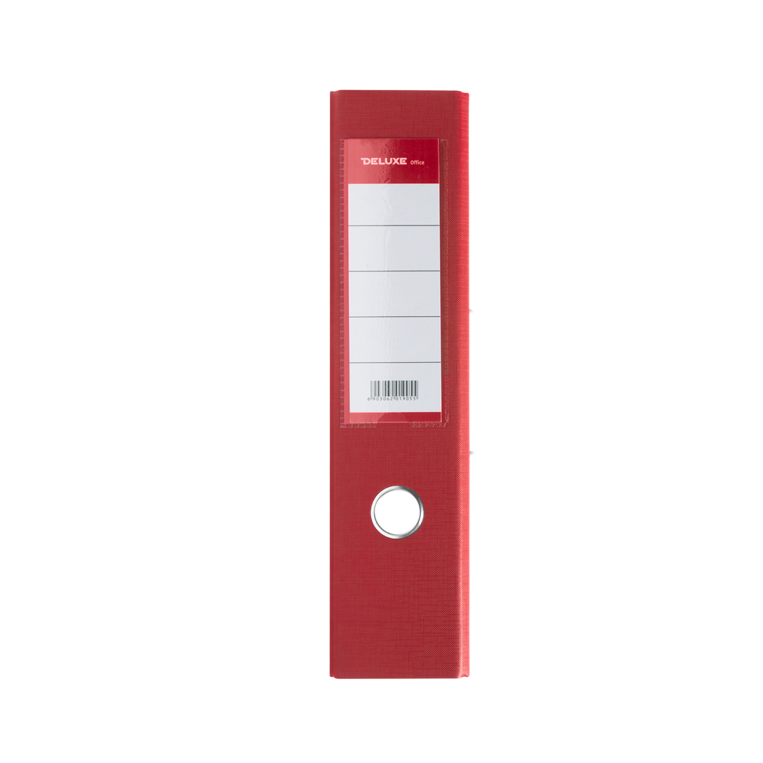Папка-регистратор Deluxe с арочным механизмом, Office 3-RD24 (3" RED), А4, 70 мм, красный