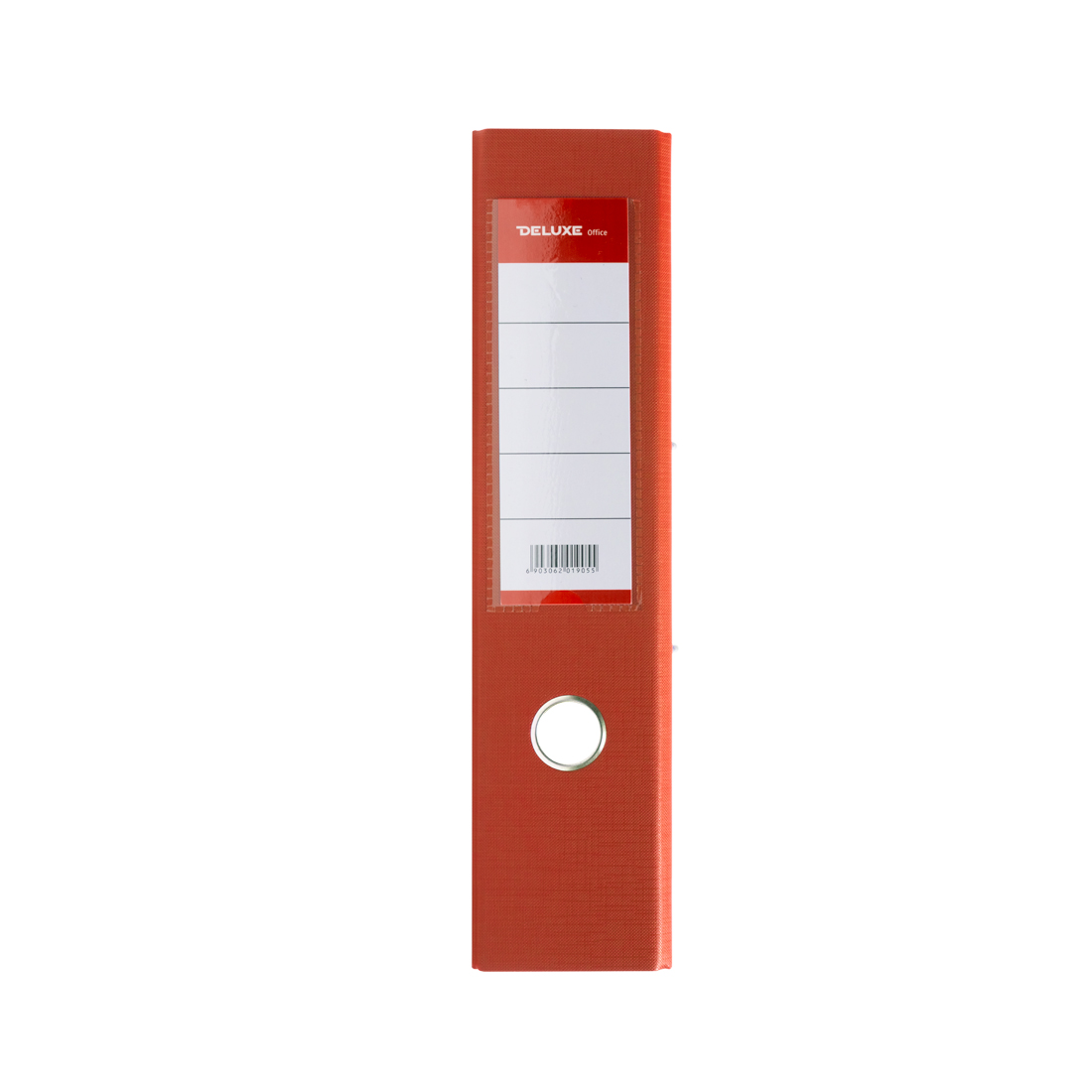 Папка-регистратор Deluxe с арочным механизмом, Office 3-OE6 (3" ORANGE), А4, 70 мм, оранжевый