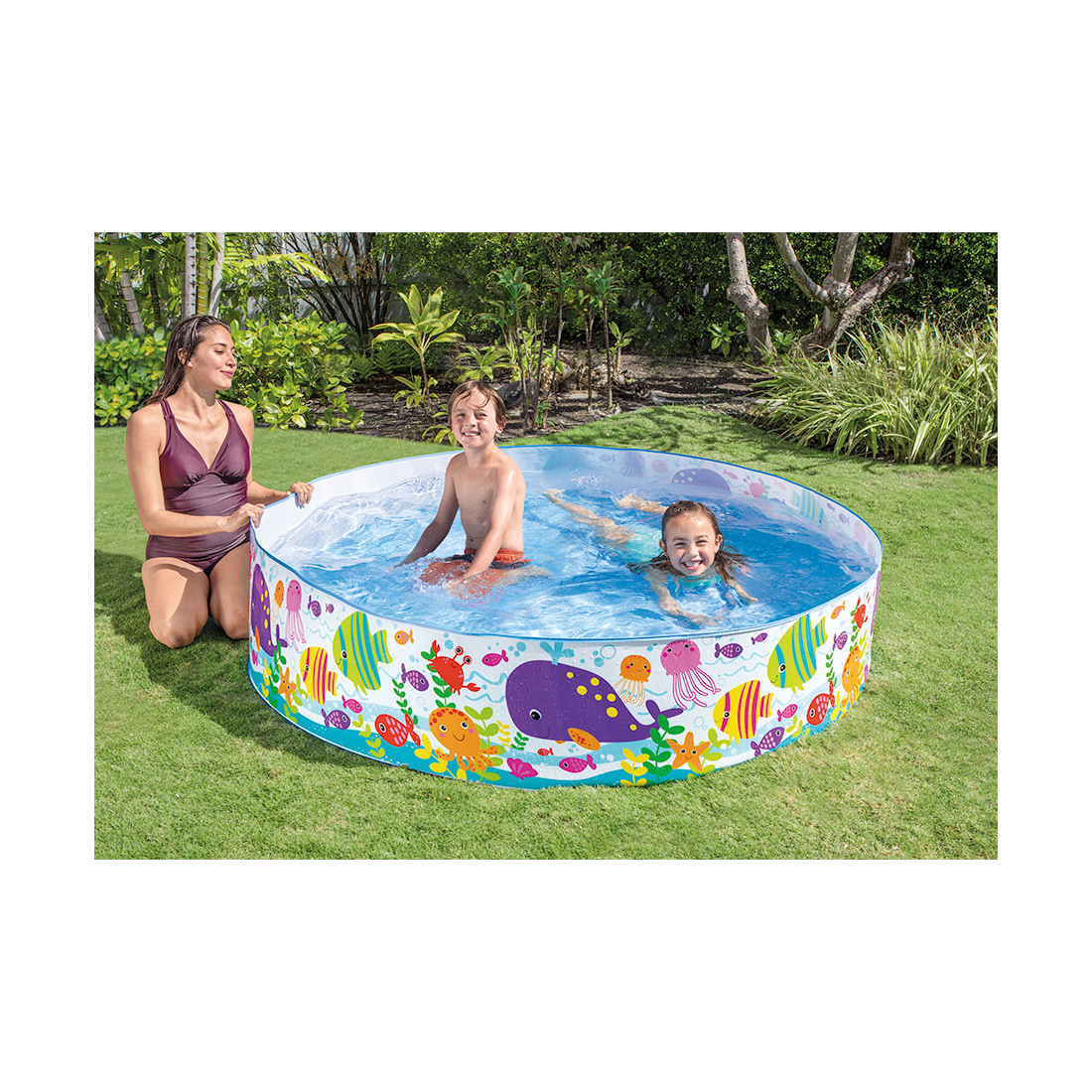 Бассейн с жёсткой стенкой детский Intex 56452NP