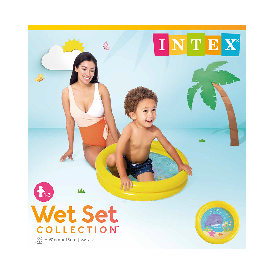 Надувной бассейн детский Intex 59409NP
