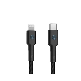 Интерфейсный Кабель USB C to Lightning ZMI AL872 MFi 30 см Черный