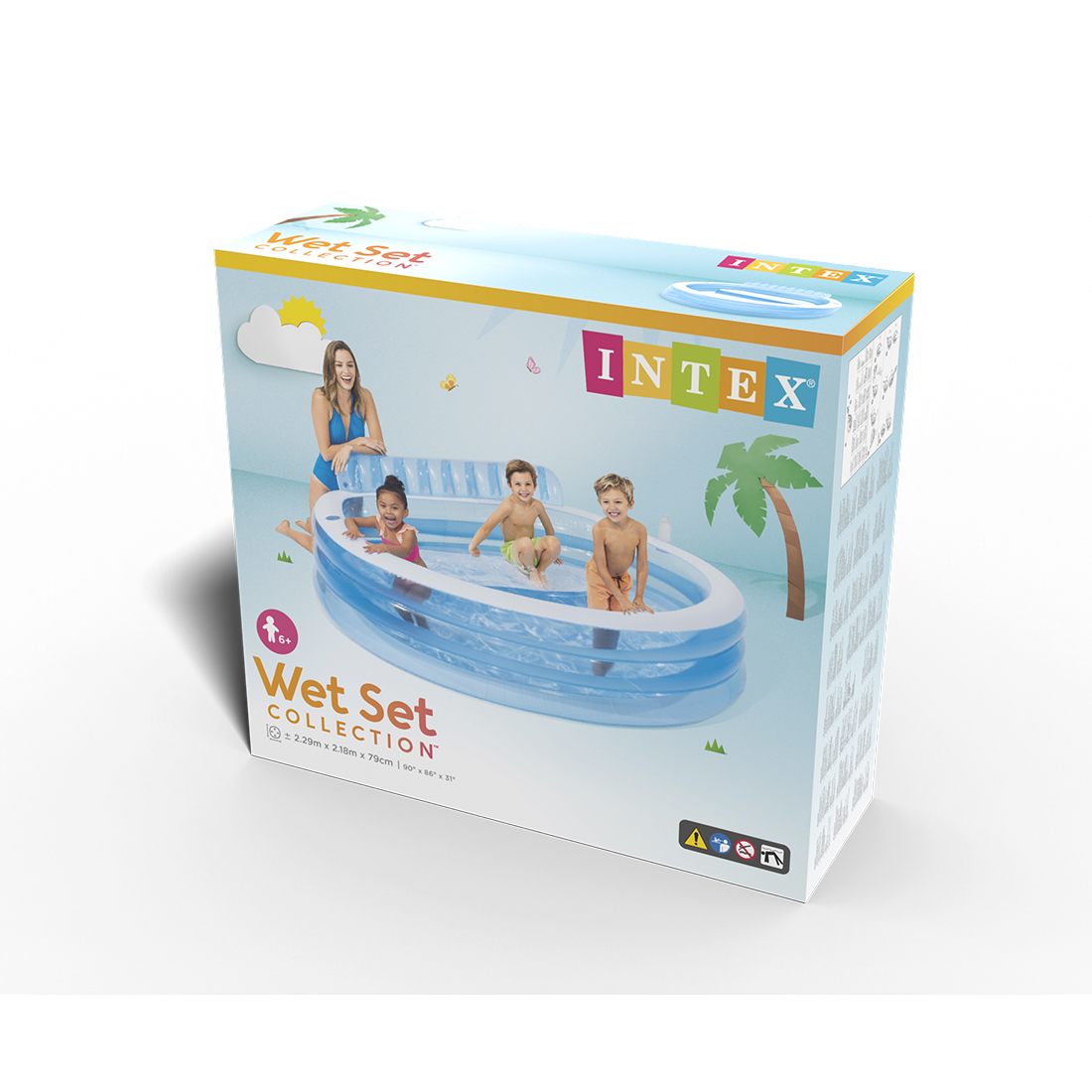 Надувной бассейн детский Intex 57190NP