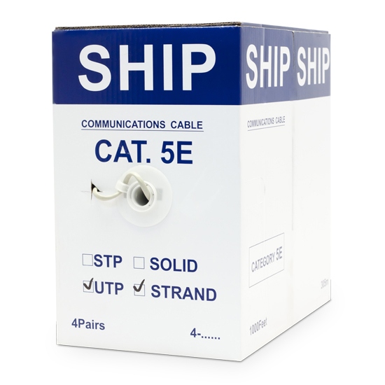 Кабель сетевой SHIP D135S-P Cat.5e UTP 30В PVC