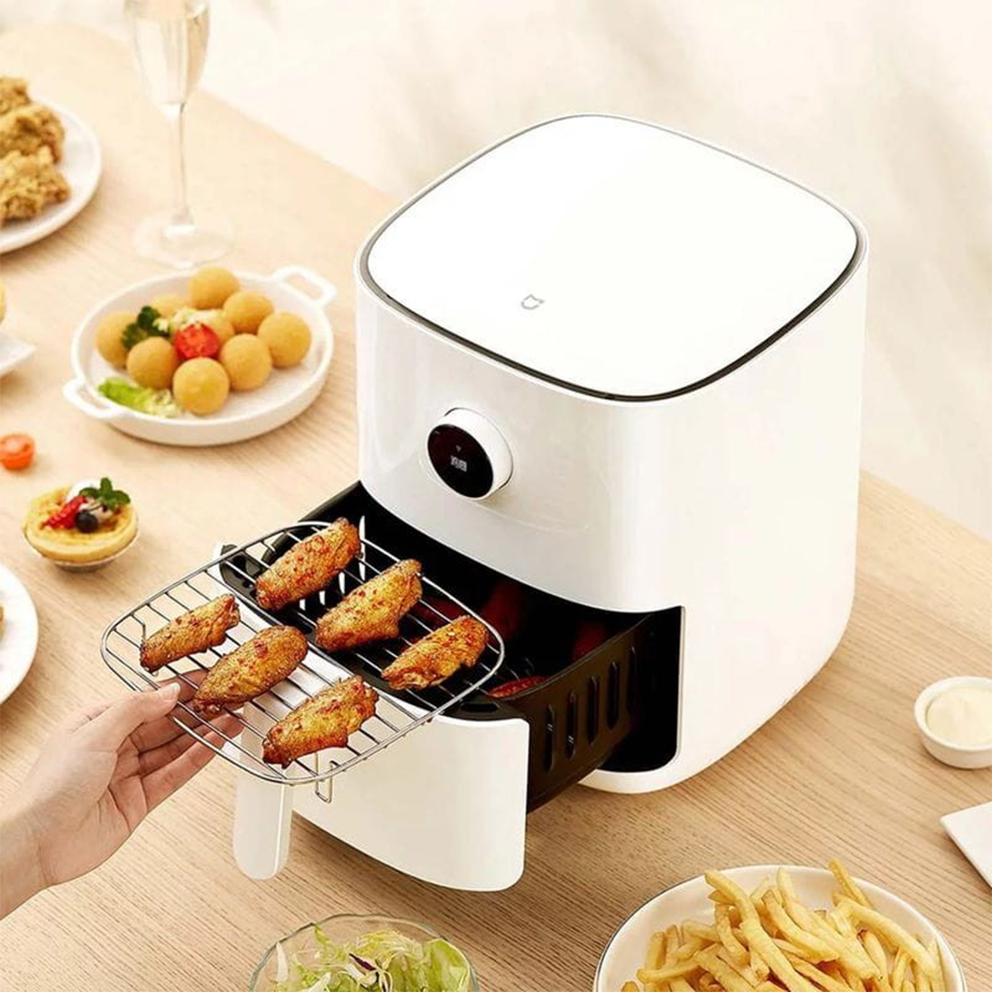Купить Аэрофритюрница Mi Smart Air Fryer 3.5L Белый в интернет магазине  Xiaomi - mi.com.kz