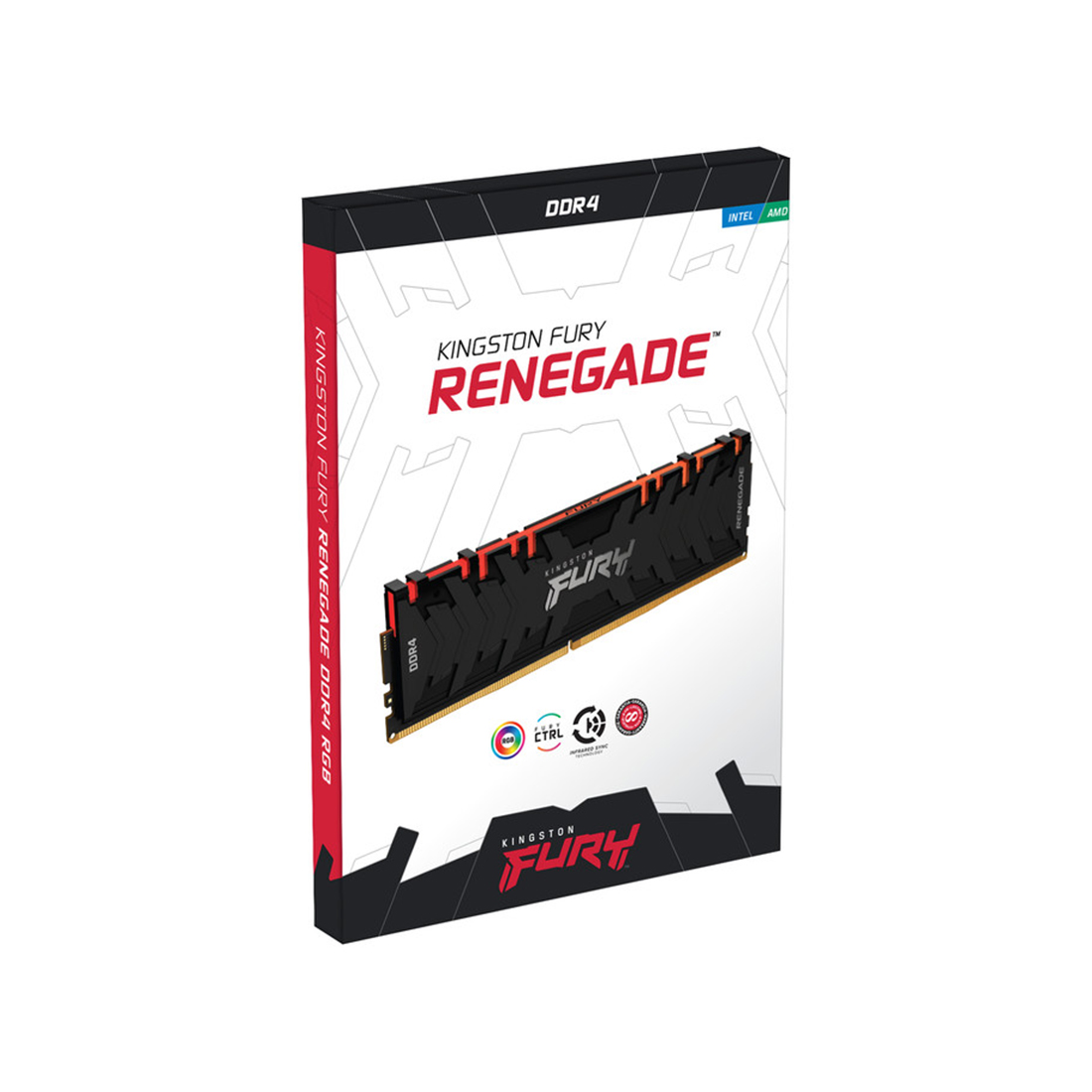 Комплект модулей памяти Kingston FURY Renegade RGB KF432C16RBAK2/16 DDR4 16GB (Kit 2x8GB) 3200MHz
