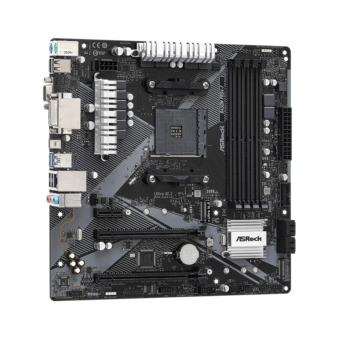 Материнская плата ASRock B450M PRO4-F R2.0 - оптом