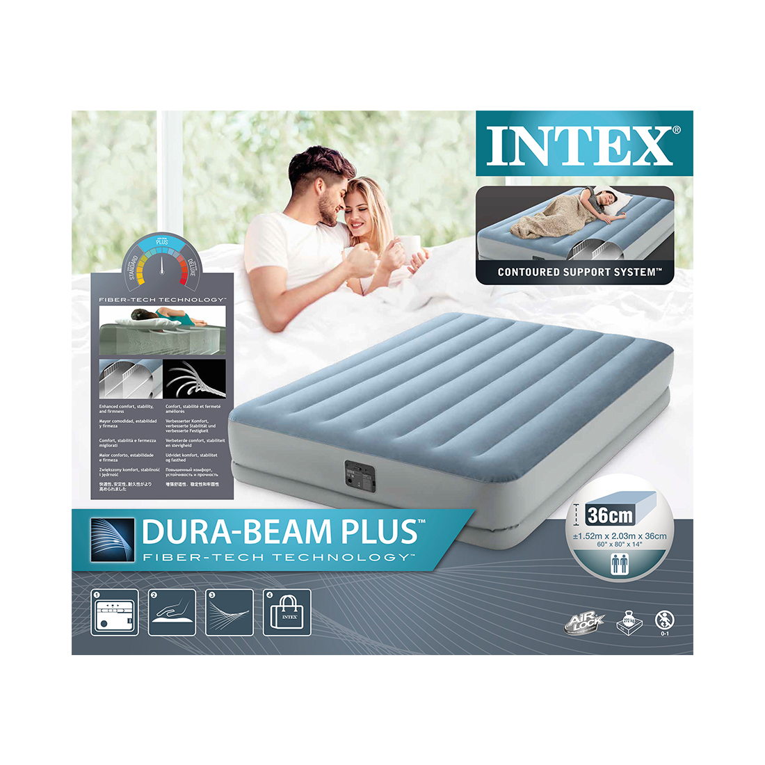 Матрас intex dura beam plus