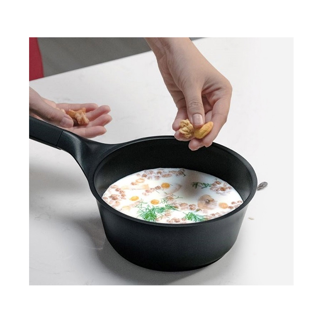 Кухонный ковш Huohou Super platinum non-stick pan-milk pan