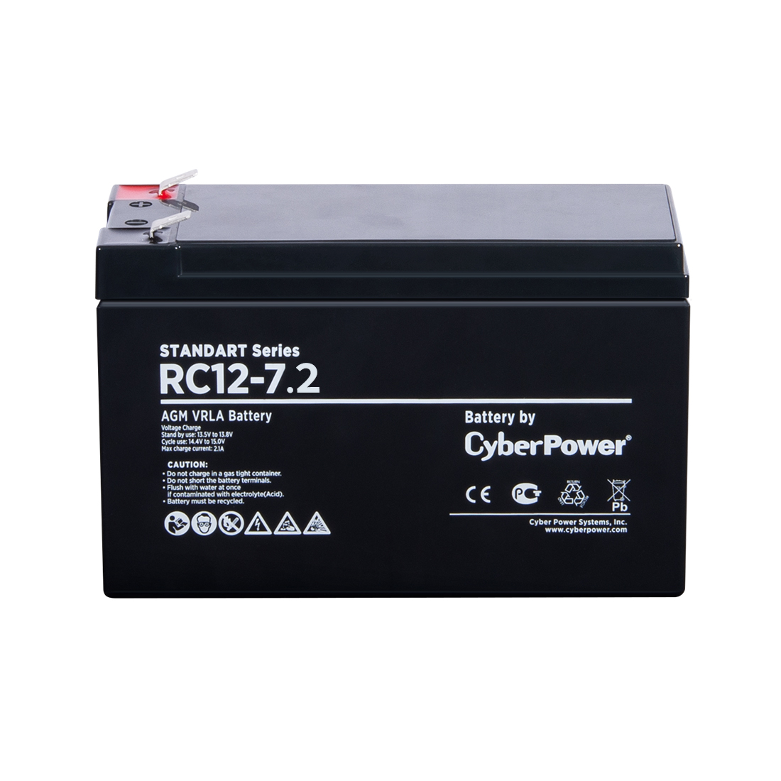 Аккумуляторная батарея CyberPower RC12-7,2 12В 7,2 Ач