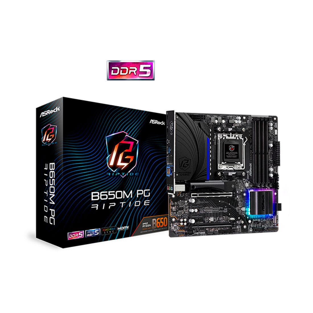 Материнская плата ASRock B650M PG RIPTIDE