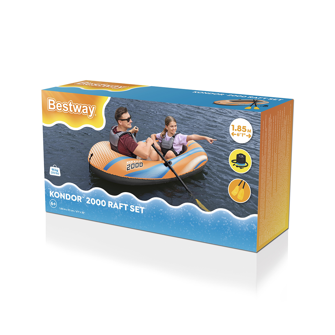 Лодка надувная Bestway 61142