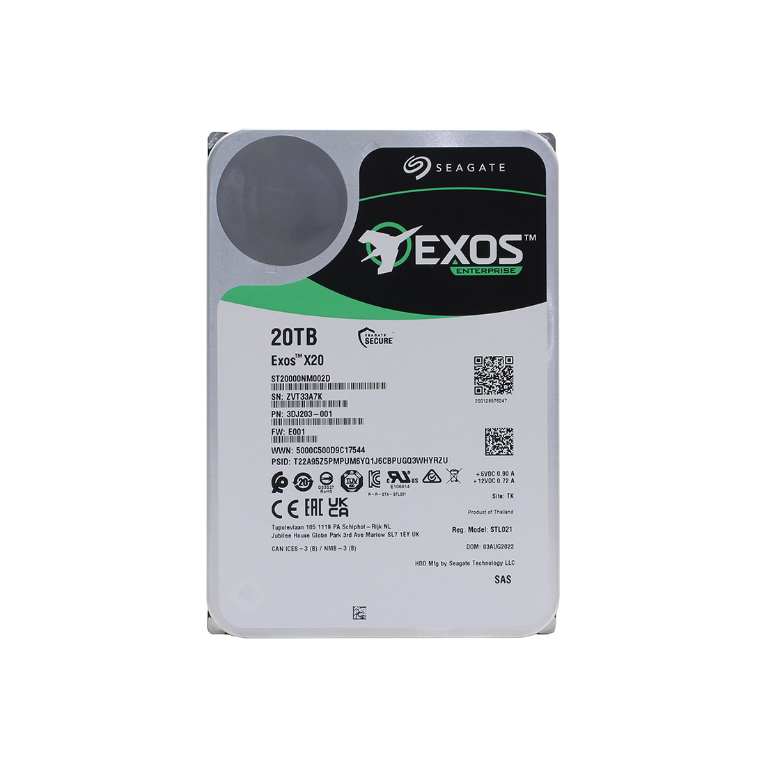 Жесткий диск внутреннийExos  ST20000NM002D