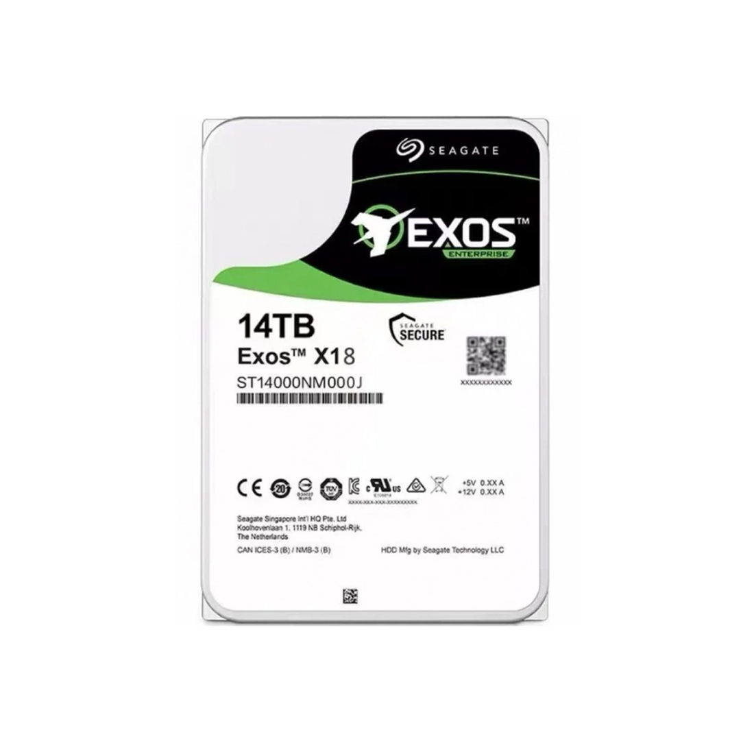 Жесткий диск Seagate Exos X18 ST14000NM000J 14TB SATA3
