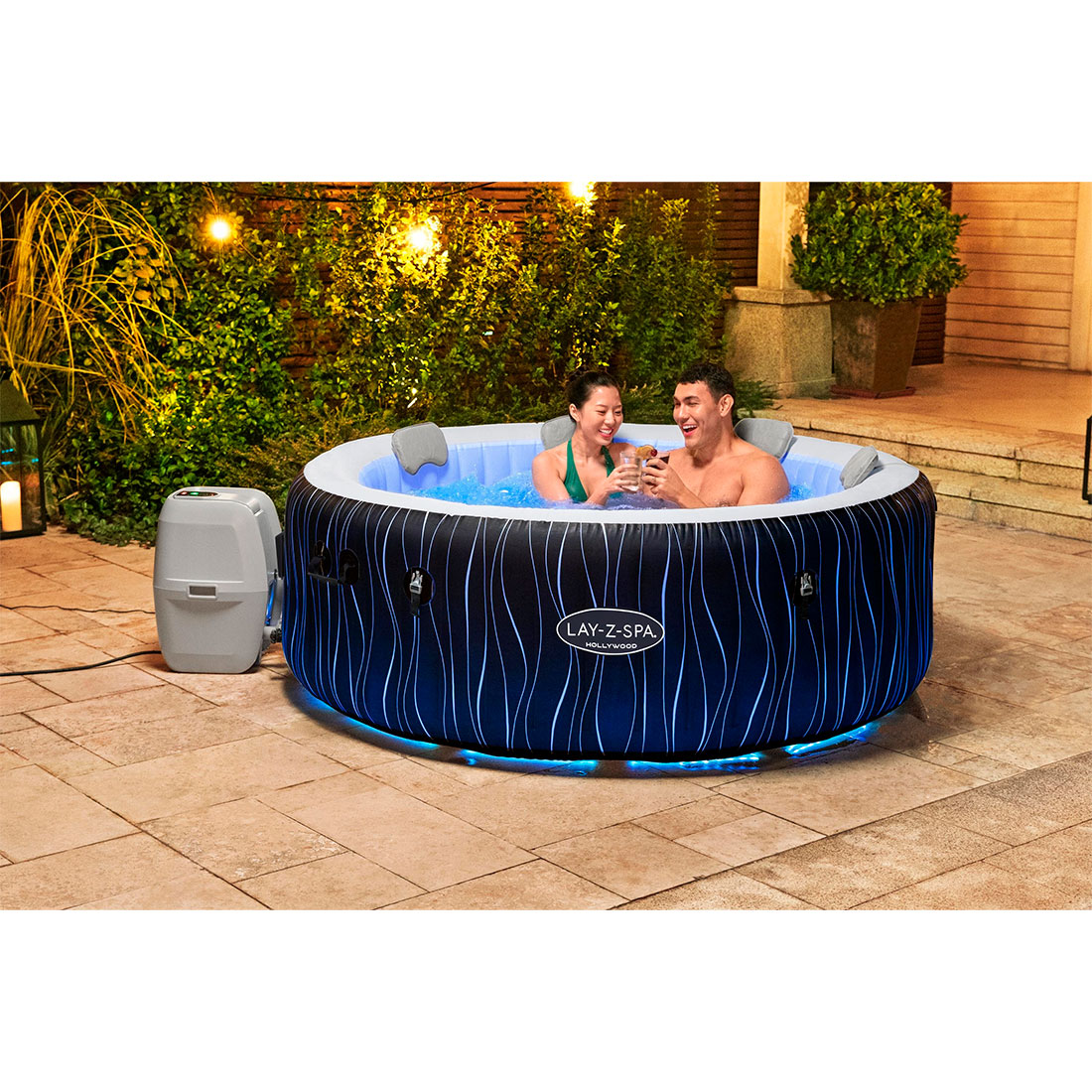 Надувной СПА бассейн Bestway 60059