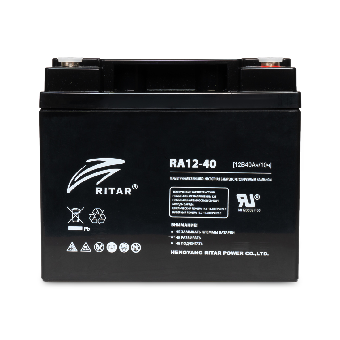 Аккумуляторная батарея Ritar RA12-40 12В 40 Ач