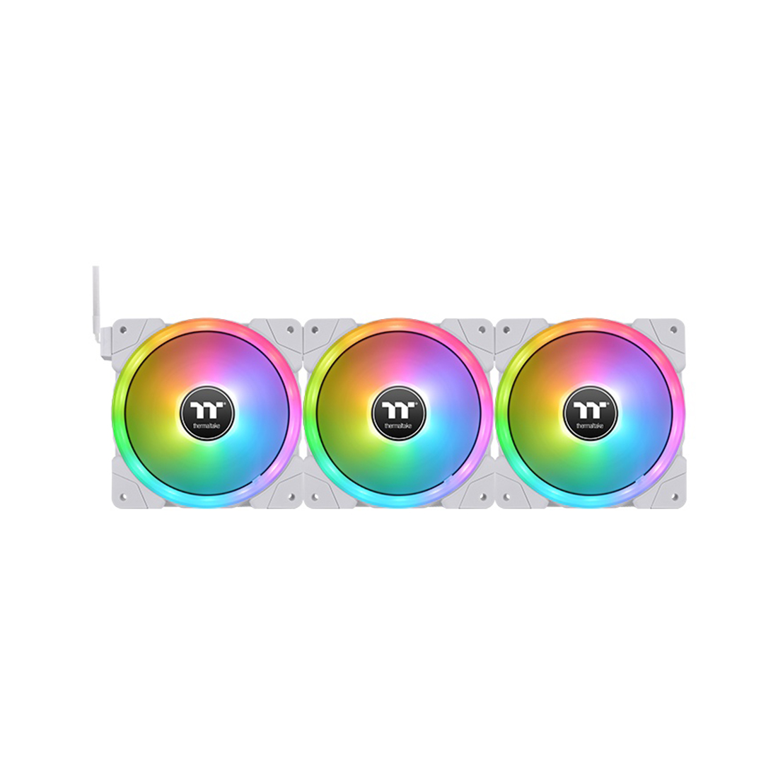 Кулер для компьютерного корпуса Thermaltake SWAFAN EX12 RGB PC Cooling Fan White (3-Fan Pack)
