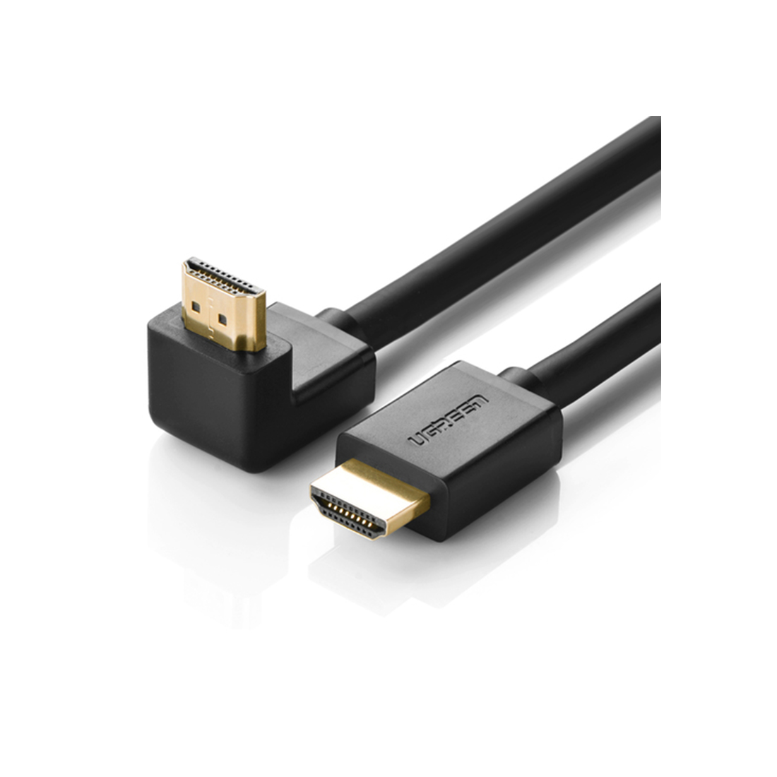 Интерфейсный кабель Ugreen HD103 HDMI Male To Male Right Angle 90 Degree