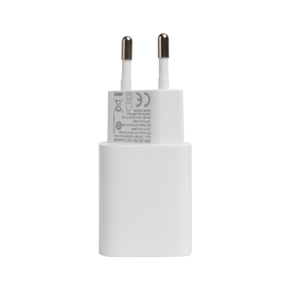 Универсальное зарядное устройство LDNIO A2318M MFI 20W USB-А, USB-C Белый