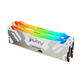 Комплект модулей памяти Kingston FURY Renegade RGB White XMP KF560C32RWAK2-32 DDR5 32GB (Kit 2x16GB)