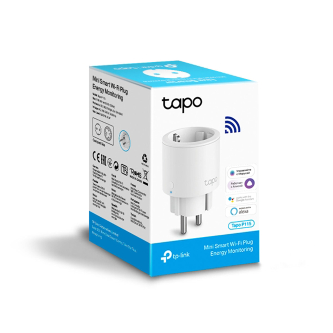Умная мини Wi-Fi розетка TP-Link Tapo P115 - оптом