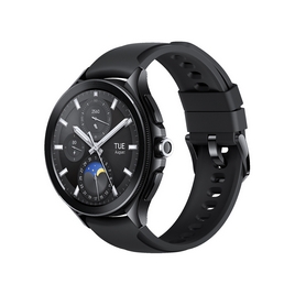 Смарт часы Xiaomi Watch 2 Pro-Bluetooth Black Case with Black Fluororubber Strap - mi.com.kz