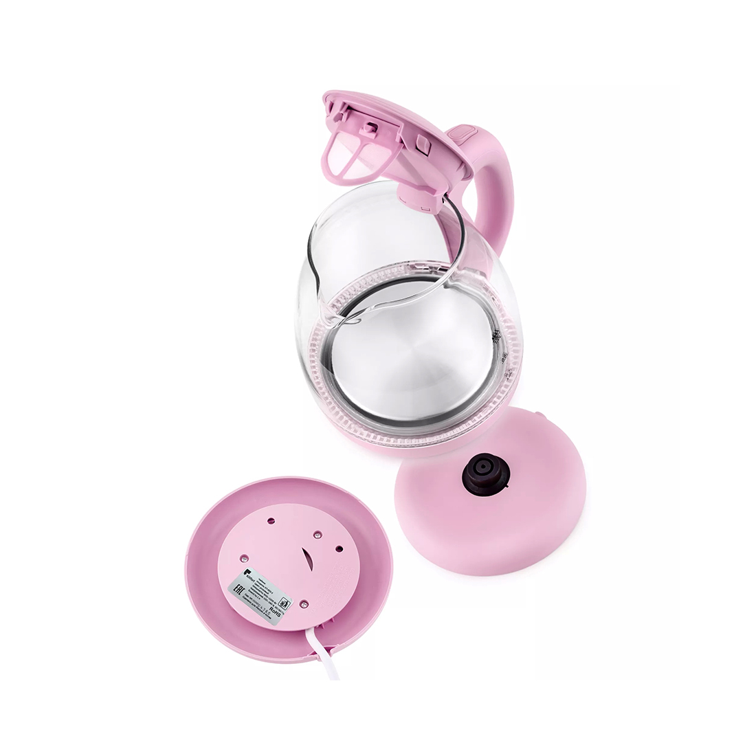Чайник электрический Kitfort КТ-653-2 розовый