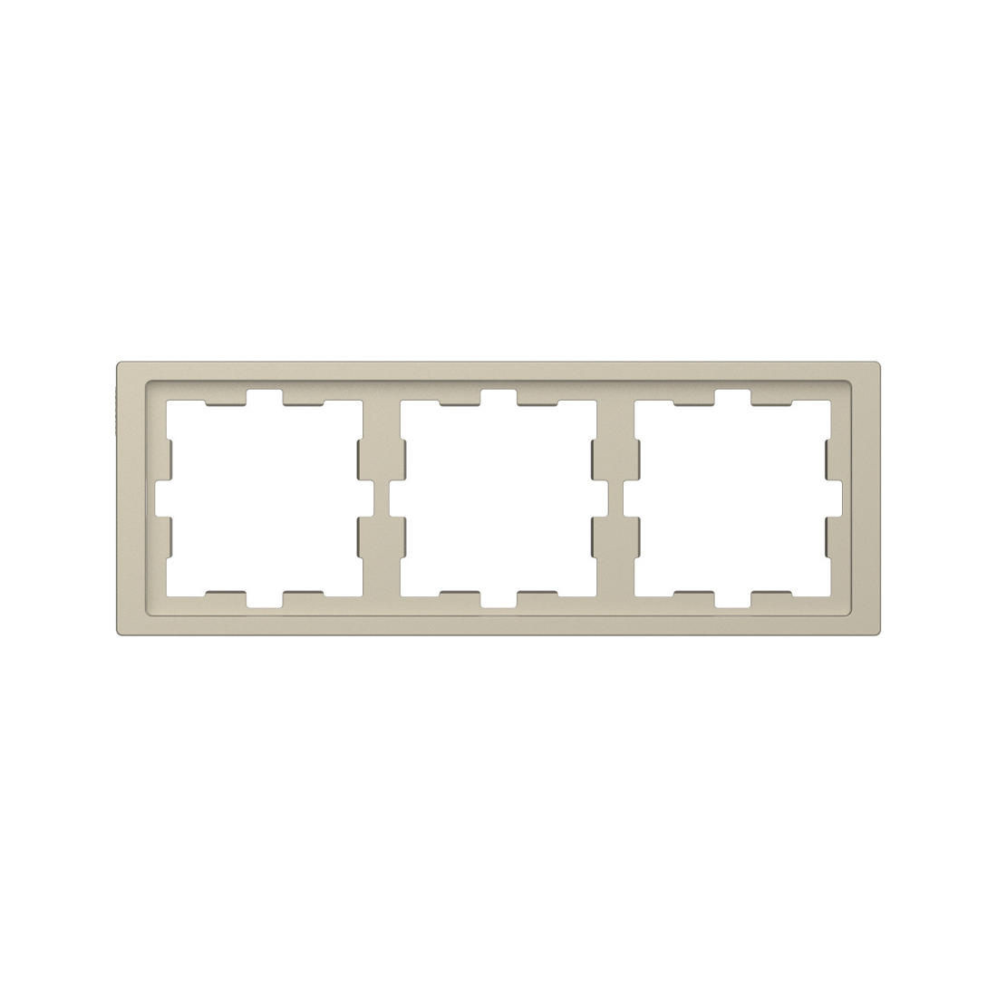 Рамка MERTEN MTN4030-6533 D-Life 3 постовая сахара