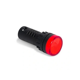 Лампа светодиодная универсальная Deluxe AD16-22D 220V AC/DC (красная)