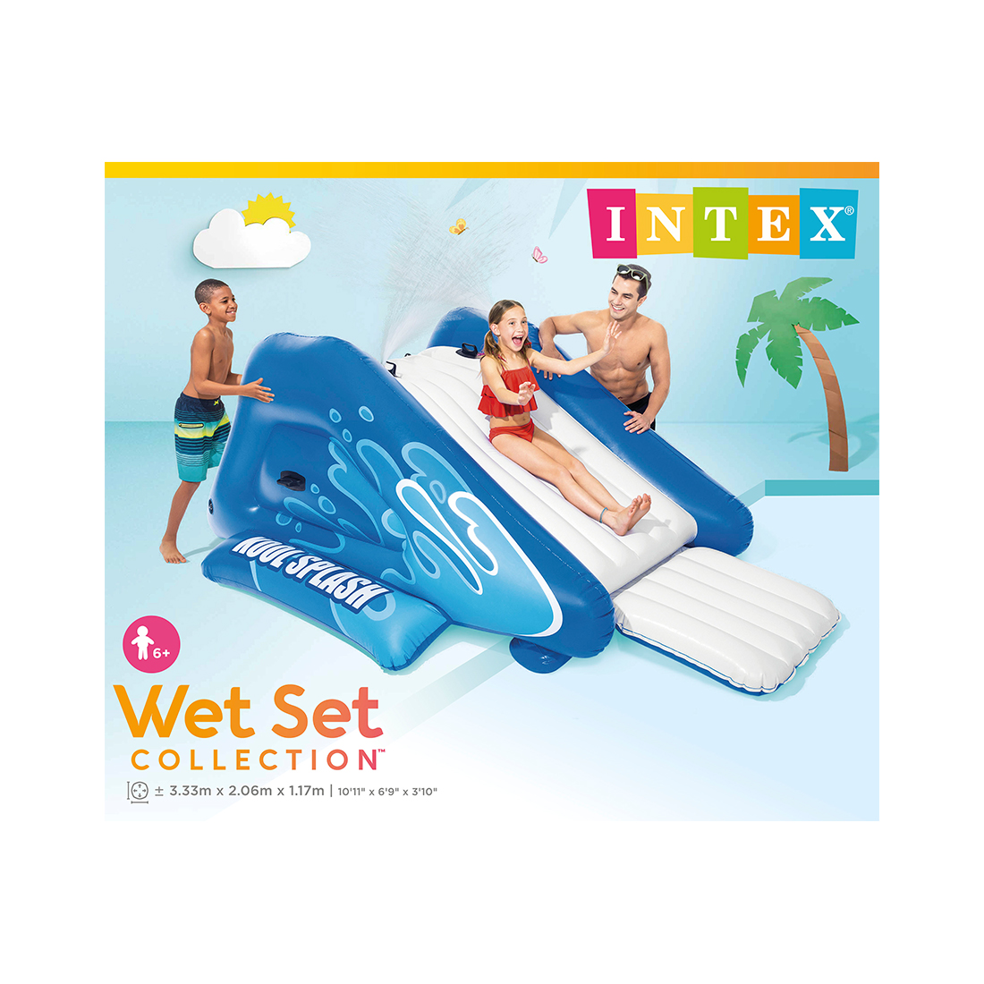 Горка для бассейна надувная Intex 58849NP - оптом