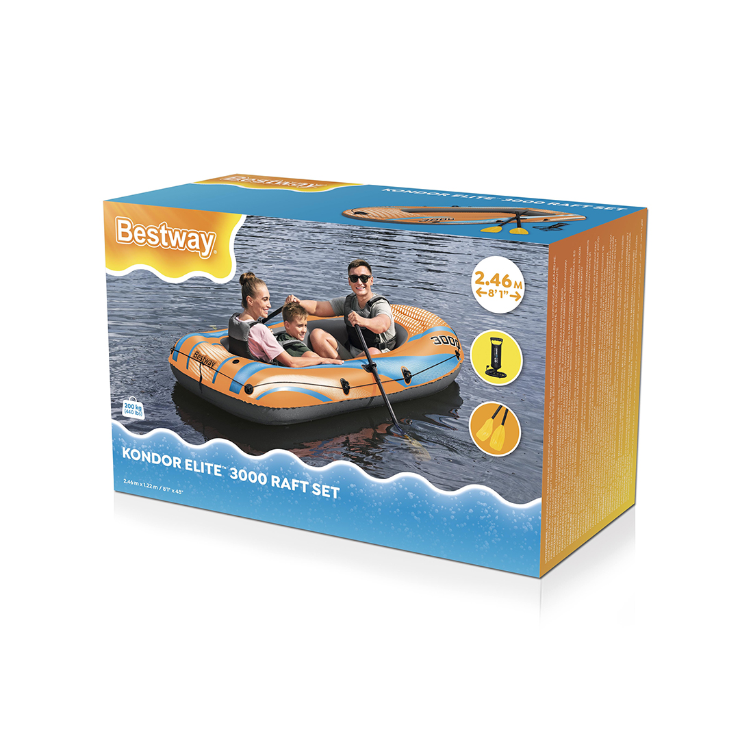 Лодка надувная Bestway 61145