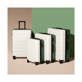 Чемодан NINETYGO Rhine Luggage 20" White+Green