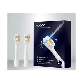 Сменные зубные щетки с ирригатором для Soocas Neos (2шт в комплекте) Белый