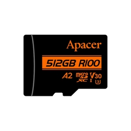 Карта памяти Apacer AP512GMCSX10U8-R 512GB с адаптером SD