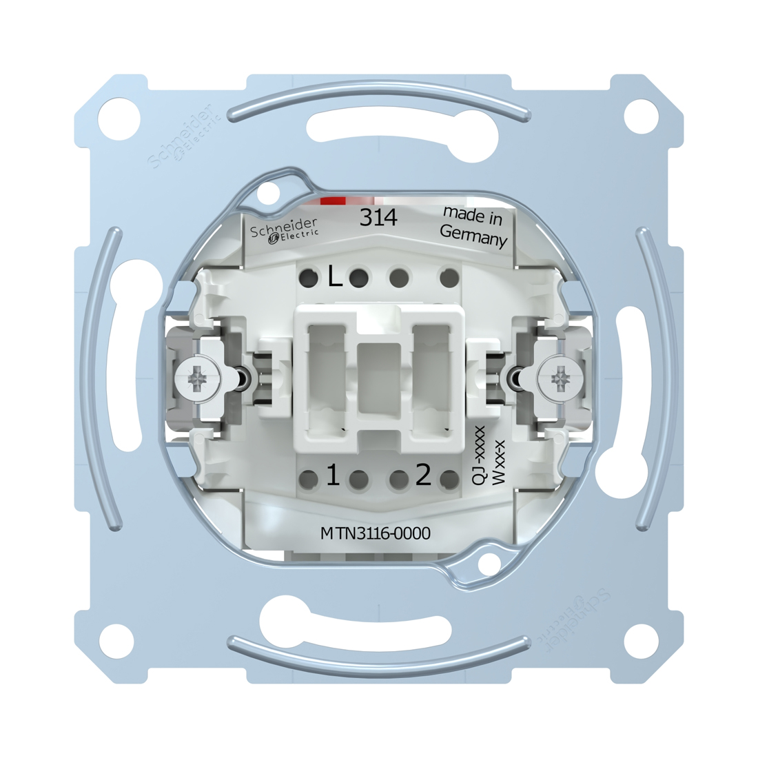 Переключатель мех-м MERTEN MTN3116-0000 D-Life 1 клавишный