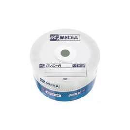 Диск DVD-R MyMedia (69202) 4.7GB 50штук Printable Незаписанный