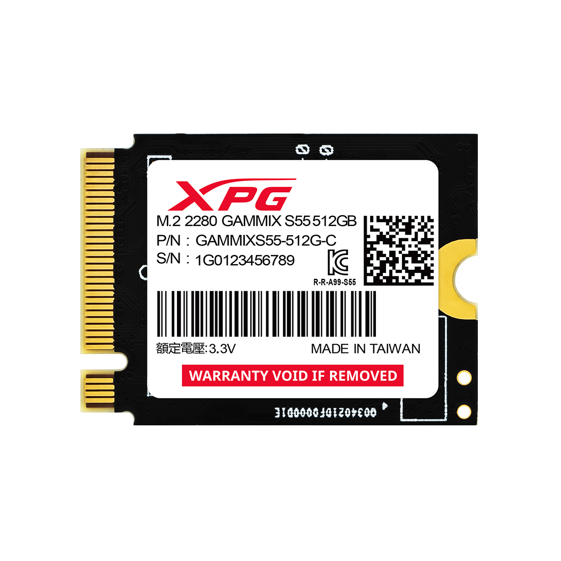 Твердотельный накопитель SSD ADATA SGAMMIXS55-512G-C 512GB