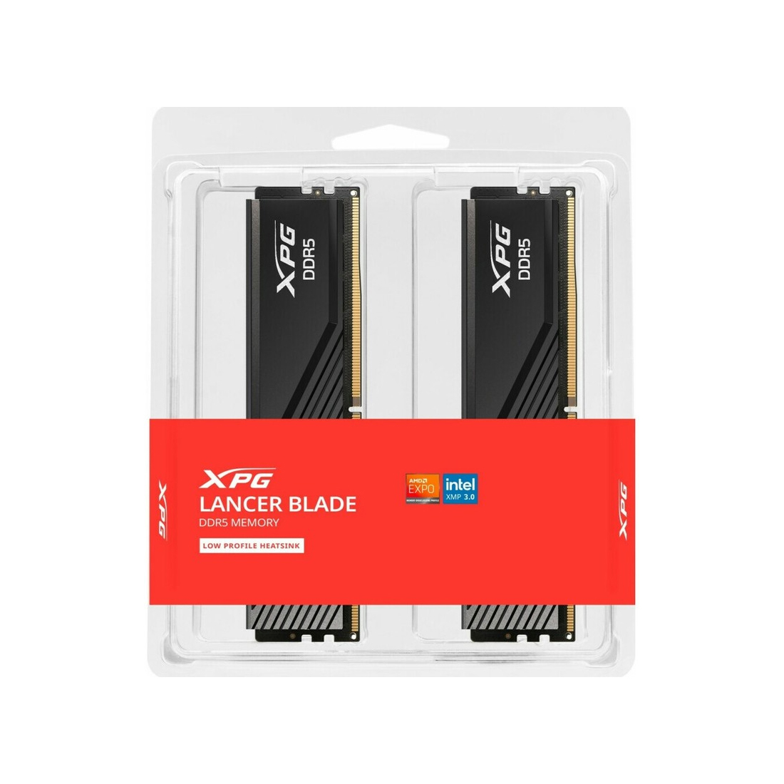 Комплект модулей памяти ADATA XPG Lancer Blade AX5U6400C3216G-DTLABBK DDR5 32GB (Kit 2x16GB)