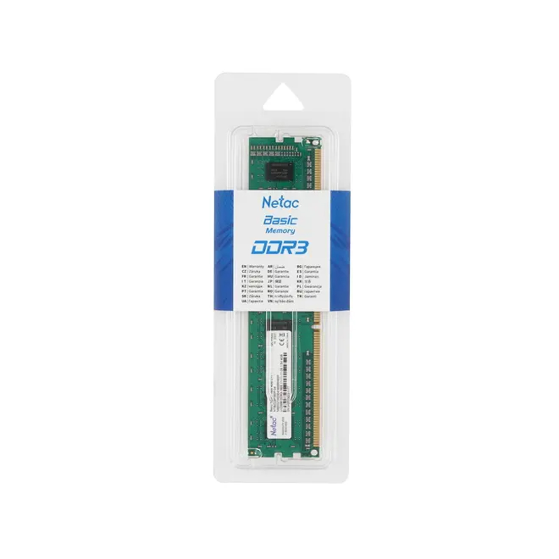 Модуль памяти Netac NTBSD3P16SP-04 DDR3 4GB <PC3-12800/1600MHz>