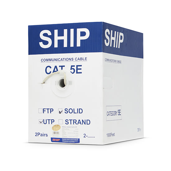 Кабель сетевой SHIP D135-2 Cat.5е UTP 30В PVC