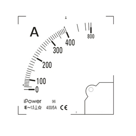 Шкала для амперметра iPower 400/5