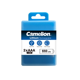 Аккумулятор CAMELION Lithium UB-AAA650-PBH2 2шт (перезаряжаемые от USB)